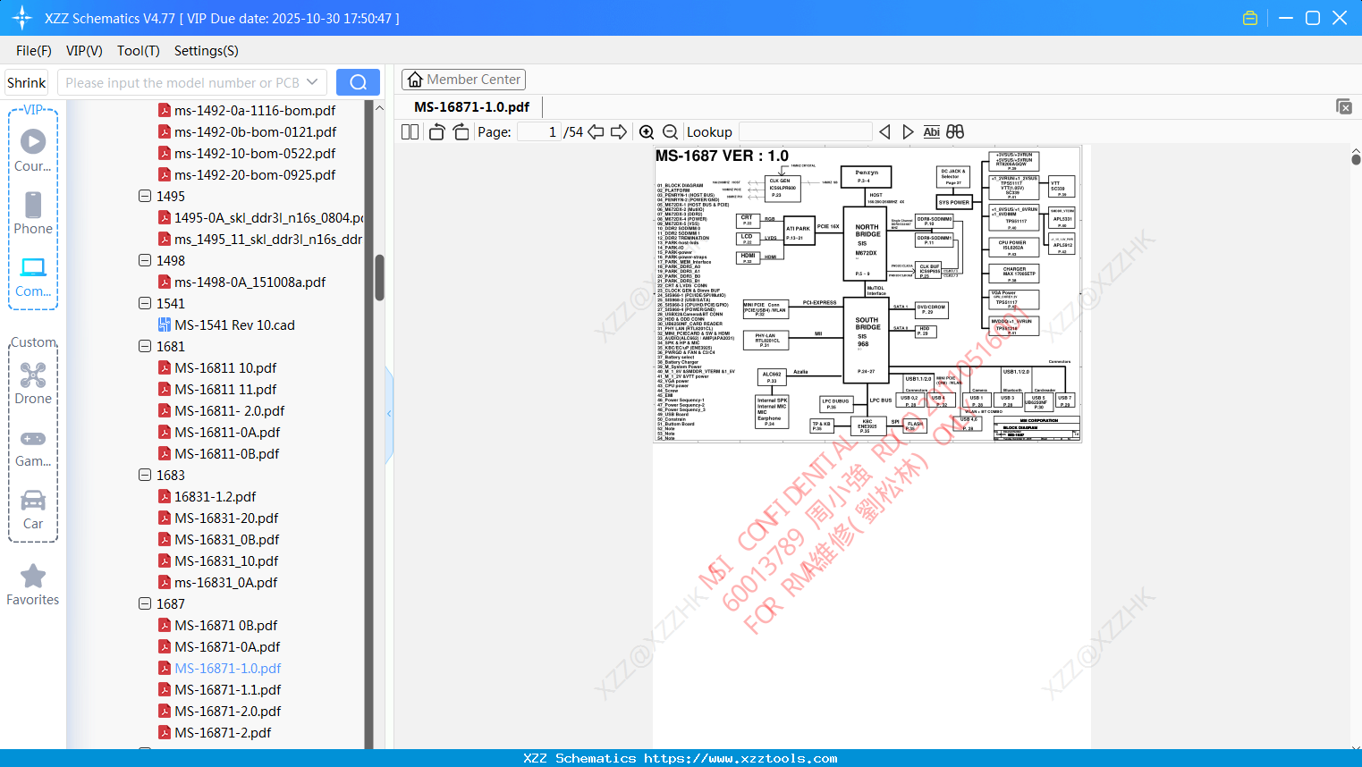 Laptop MSI MS-16871-1.0